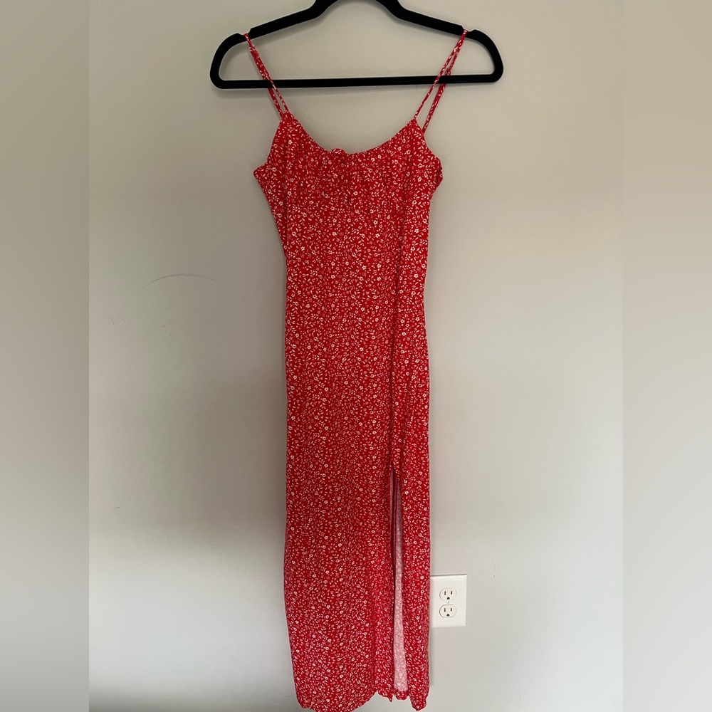 Zara floral print dress